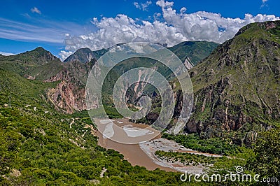 Beautiful Landscapes of Peru, near Abancay Stock Photo