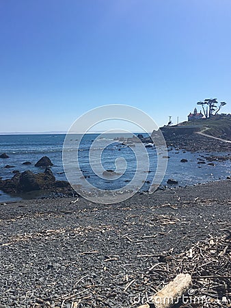 Beautiful Lighthouse Stock Photo