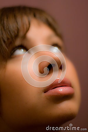 Beautiful lips Stock Photo