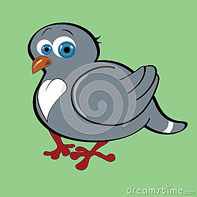 Beautiful little dove Stock Photo