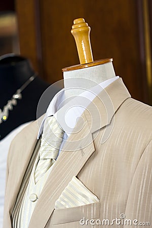 Beautiful male weddings dress Stock Photo