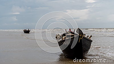 Arrival of Monsson, Mandarmani, Digha, India Stock Photo