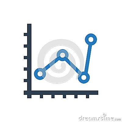 Analytical Report Icon Vector Illustration