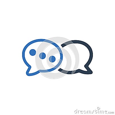 Conversation, Chat Icon Vector Illustration