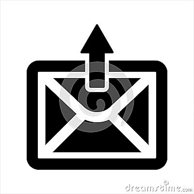 Forward email icon. Send message icon Vector Illustration