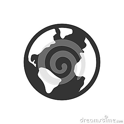 Global / Planet / International Icon Vector Illustration