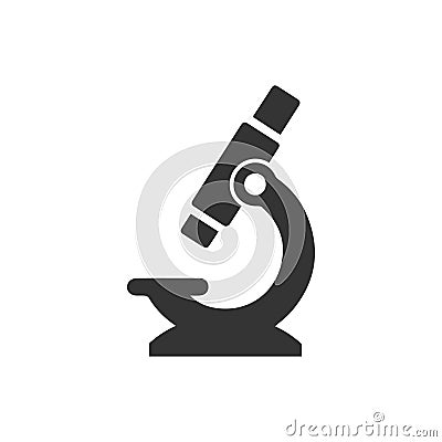 Microscope Icon Vector Illustration