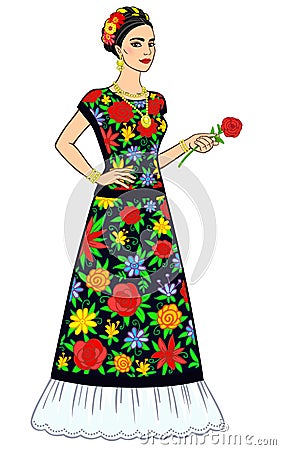 https://thumbs.dreamstime.com/x/beautiful-mexican-woman-ancient-dress-vector-illustration-full-growth-isolated-white-background-54993178.jpg
