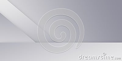 Minimalist silver abstract background design. Futuristic exclusive graphic elements for advertising Stock Photo