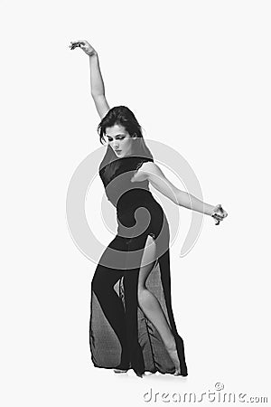 Beautiful modern dancer girl Stock Photo