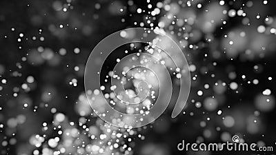 Beautiful monochrome bokeh blurred background defocused lights Stock Photo