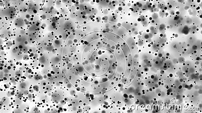 Beautiful monochrome bokeh blurred dots background defocused lights Stock Photo