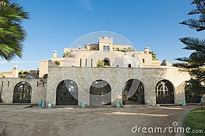 Moroccan Hotel La Sultana in Qualidia, North of Morocco Stock Photo