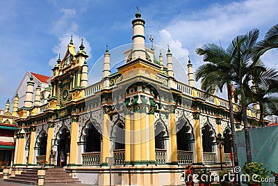 A Beautiful Mosque in Singapore Stock Photo