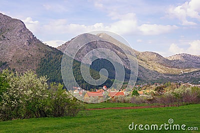 Beautiful mountain landscape. Montenegro, Lovcen National Park Stock Photo