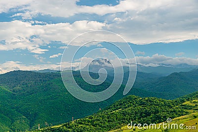 Beautiful mountain landscapes Azerbaijan Stock Photo