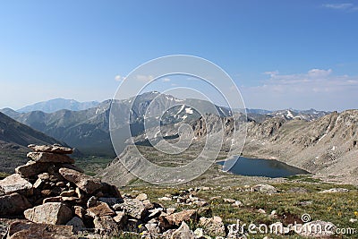 Beautiful mountains of the Sawatch Range, Colorado Rocky Mountains Stock Photo