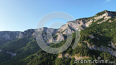 Beautiful mountains in Slovenia near Kolpa river Stock Photo