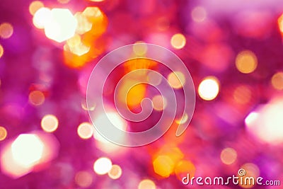 Beautiful multicolored blurred bokeh lights holiday glitter background for Christmas New Year Birthday celebration Stock Photo