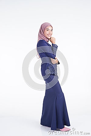 Muslimah fashion portrait concept Stock Photo