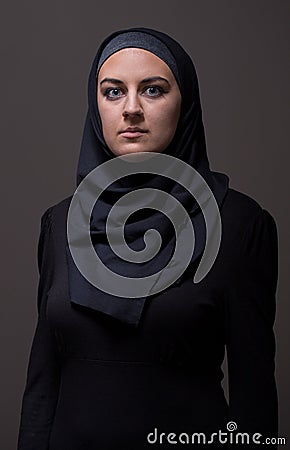 Beautiful muslim girl Stock Photo