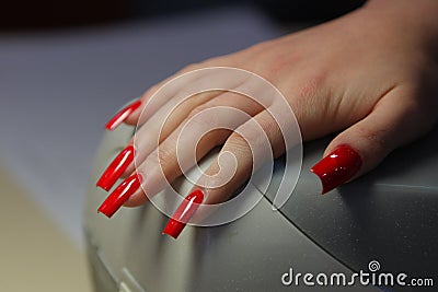 Beautiful nails Stock Photo