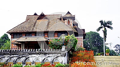 Beautiful Napier Museum Gardens, India Stock Photo