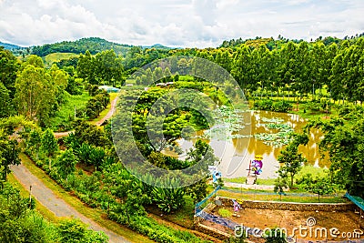 Beautiful Natural View at Chiang Rai Province Stock Photo