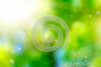 Beautiful Nature Bokeh. Blur nature background Stock Photo