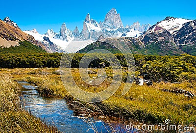 Beautiful nature landscape in Patagonia, Argentina Stock Photo