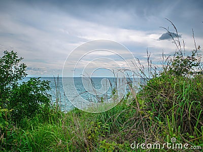 Beautiful nature with ocean and endless horizon in Khao Laem Ya Nation park Stock Photo