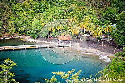 Anse Noire, near Grande Anse, Martinique, Carribbean Stock Photo