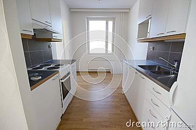 Beautiful new kitchen Stock Photo