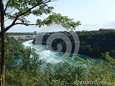 The beautiful Niagara Gorge Stock Photo