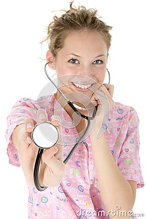 Beautiful Nurse Stock Photo