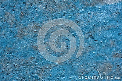 A beautiful old blue venetian decorative stucco texture for backgrounds Stock Photo