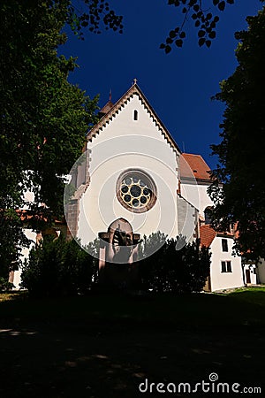 Beautiful old monastery Porta Coeli. Predklasteri u Tisnova Czech Republic Stock Photo