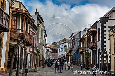 Beautiful old town of Teror, Gran Canaria, Spain Editorial Stock Photo