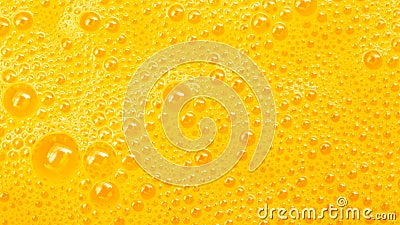 Beautiful orange texture bubbles Stock Photo