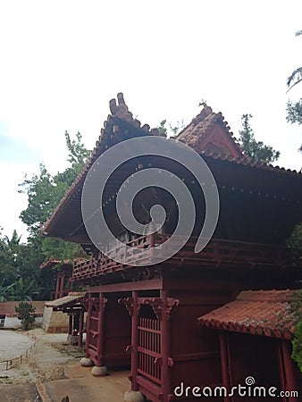 Beautiful oriental architecture of the Nambei Shingonshu Daigozan Jomyoji Buddhist temple in the city of Suzano Editorial Stock Photo