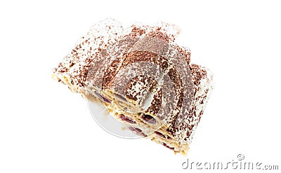 Beautiful, original cake with butter cream Stock Photo