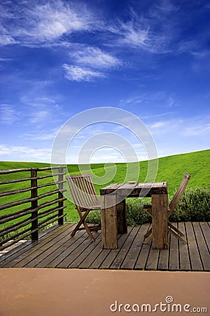 Beautiful outdoor space Stock Photo