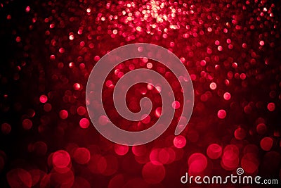 Beautiful overlay bokeh red light texture. Red and pink colors background Stock Photo