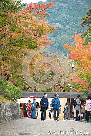Beautiful Pagoda in Kiyomizu-dera Temple Editorial Stock Photo