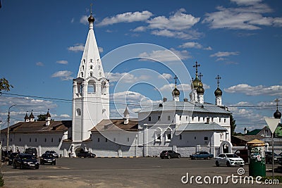 Panorama of Gorokhovets in Russia on a clear summer day Editorial Stock Photo