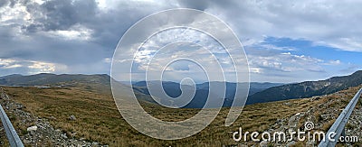 Beautiful panorama from Transalpina Stock Photo