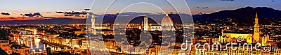 Beautiful panoramic view of Florence Editorial Stock Photo