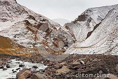 Beautiful panoramic view of the gorge Stock Photo