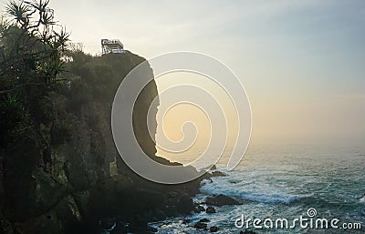 Beautiful Papuma Beach In Jember East Java Indonesia Stock Photo