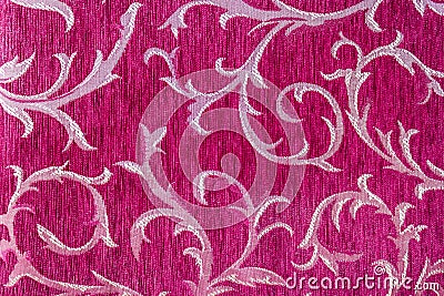 Beautiful pattern on fabric Stock Photo